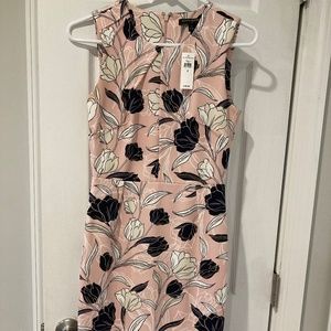 Banana Republic Scuba Floral Sheath Dress Size 0
